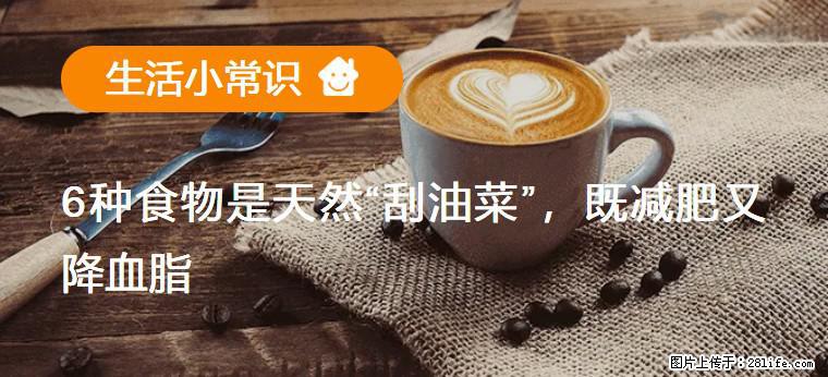 【生活小常识】6种食物是天然“刮油菜”，既减肥又降血脂 - 抚顺生活资讯 - 抚顺28生活网 fushun.28life.net